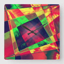 重なり合う斜めおよびほつれた長方形