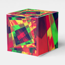 重なり合う斜めおよびほつれた長方形 フェイバーボックス