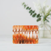 重なり合う春オレンジ 名刺 (スタンド正面)