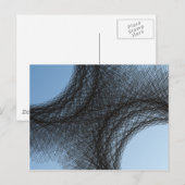 重なり合う暗い円 ポストカード (正面/裏面)