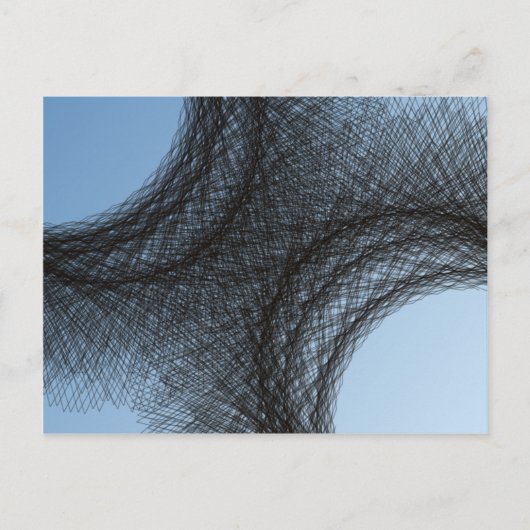 重なり合う暗い円 ポストカード (正面)