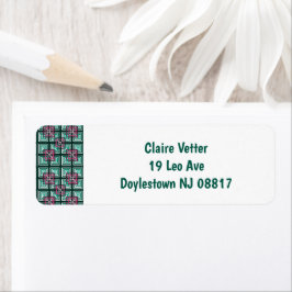 重なり合う正方形 ラベル