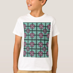 重なり合う正方形 Tシャツ