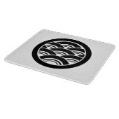 重なり合う波（円） カッティングボード (角)