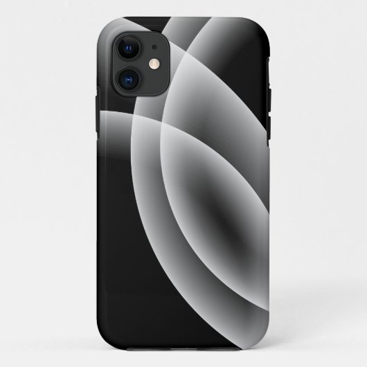 重なり合う球体 – 黒いiPhoneケース Case-Mate iPhoneケース (裏面)