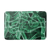 重なり合う緑色のアクリル切り出し バスマット (正面)