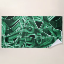 重なり合う緑色のアクリル切り出し