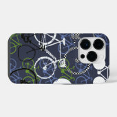 重なり合う自転車 iPhoneケース (裏面横)