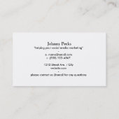 重なり合う色のバリエーション2 名刺 (裏面)