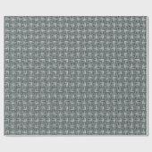 重なり合う銀色 ラッピングペーパー (フラット)