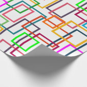 重なり合う長方形 ラッピングペーパー (角)