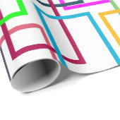 重なり合う長方形 ラッピングペーパー (ロールコーナー)