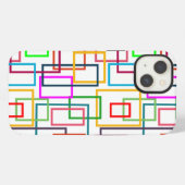 重なり合う長方形  iPhoneケース (裏面横)
