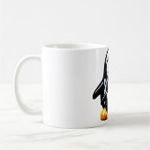 重ねられたペンギンの家族  コーヒーマグカップ (左)