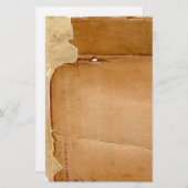 重ねられた古い紙文房具 便箋 (正面/裏面)