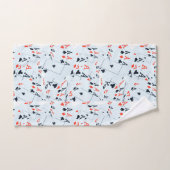 重ねられた模様のエース バスタオルセット (ハンドタオル)