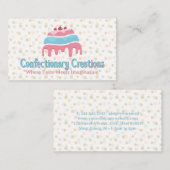 重ねケーキ(さくらんぼを上に置く) 名刺 (正面/裏面)