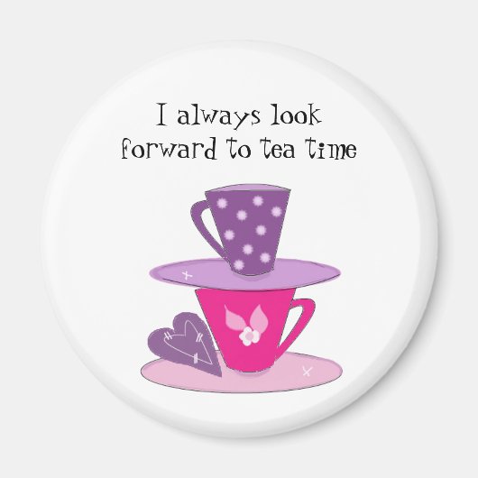 重ねティーカップ マグネット (正面)