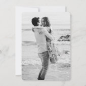 重ねモダンはっきりした合せ写真の保存日付 セーブザデート (裏面)