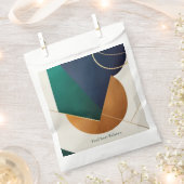 重ねモダン合う三角形のポスターミニマル フェイバーバッグ (クリップ留めされた状態)