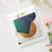 重ねモダン合う三角形のポスターミニマル フェイバーバッグ (封をした状態)