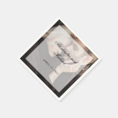 重ねモダン合わせた写真 | ウェディング スタンダードカクテルナプキン (角)