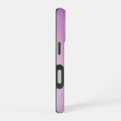 重ねユニーク合わせモノグラム | 柔らかいラベンダーピンク iPhone 16ケース (右側面)