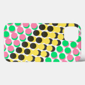 重ね合わせたドット Case-Mate iPhoneケース (裏面 (横))