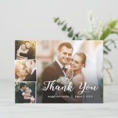 重ね合わせた写真サンキューカード サンキューカード (スタンド正面)