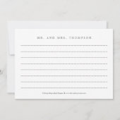 重ね合わせた写真サンキューカード サンキューカード (裏面)