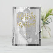 重ね合わ結婚したせて楽しい写真 |金ゴールド シーズンカード (スタンド正面)