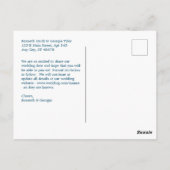 重ね文字はがき ポストカード (裏面)