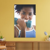 重みの持ち上げ キャンバスプリント (インサイチュ (リビング))