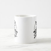 重みを重んじて信仰の強み コーヒーマグカップ (中央)