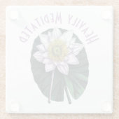 重めい想おもしろい額 ガラスコースター (裏面)