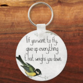 重もしい物を与え飛び上げたい キーホルダー (正面)