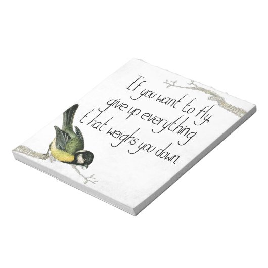 重もしい物を与え飛び上げたい ノートパッド (回転)