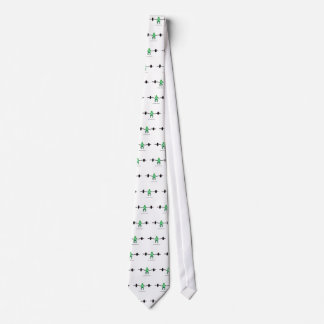 重りが緑のカエル ネクタイ