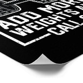 重りを持ち上げて死んだ場合 ポスター (角)