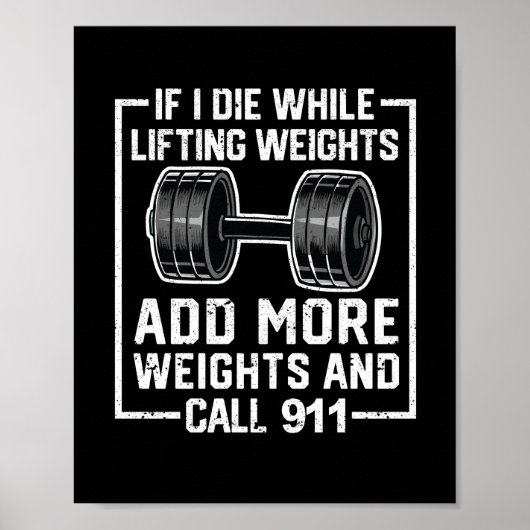 重りを持ち上げて死んだ場合 ポスター (正面)