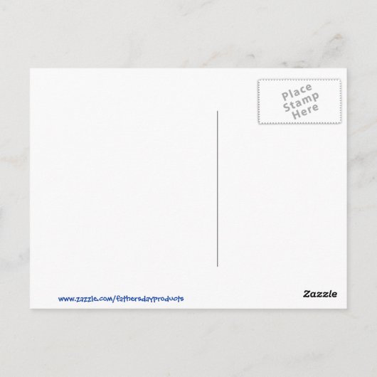 重カッコいい金属スタイルTシャツとギフトのパパ ポストカード (裏面)