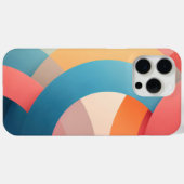 重カラフルなった円弧 Case-Mate iPhoneケース (裏面 (横))