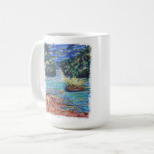 重カラフルねて コーヒーマグカップ (正面左)