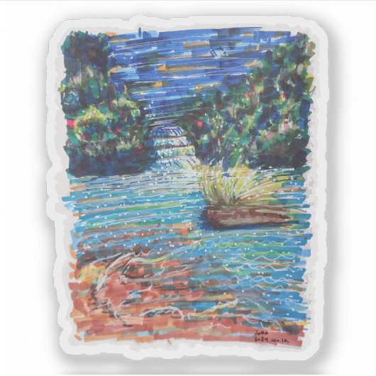 重カラフルねて シール (正面)