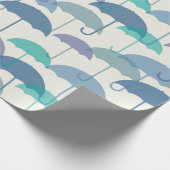 重カラフルね傘ラッピング紙 ラッピングペーパー (角)