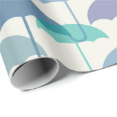 重カラフルね傘ラッピング紙 ラッピングペーパー (ロールコーナー)