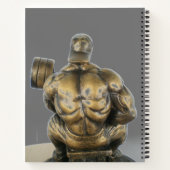 重パーソナライズされた量訓練仕訳帳 ノートブック (裏面)