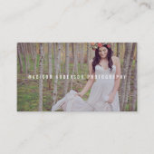 重ミニマルね |写真の名刺 名刺 (正面)