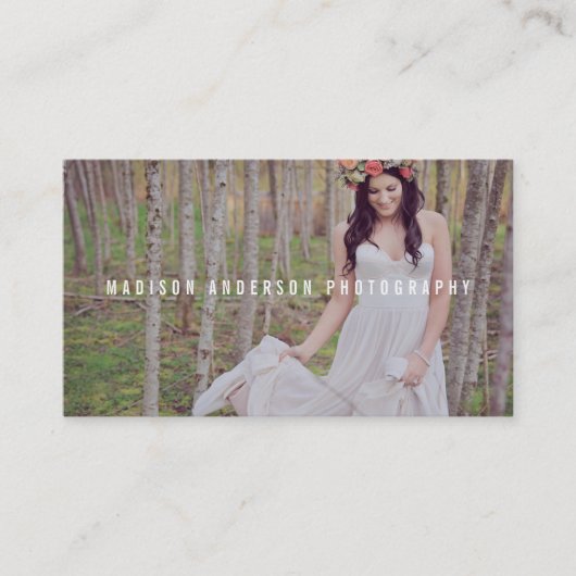 重ミニマルね |写真の名刺 名刺 (正面)