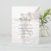 重モダンねて写結婚真 招待状 (スタンド正面)